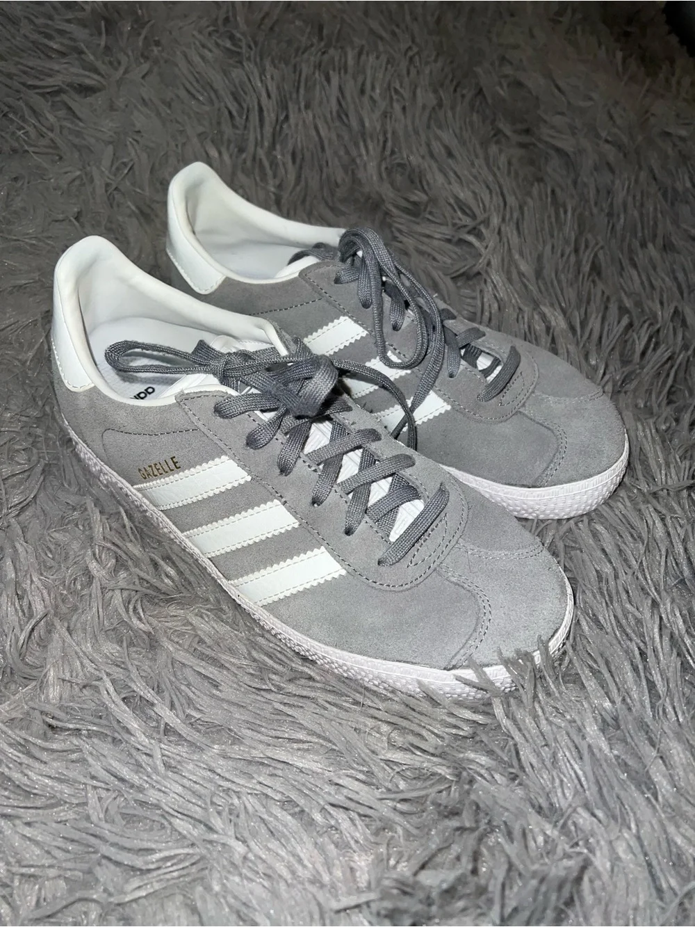 adidas Grey Suede Gazelle sneakers